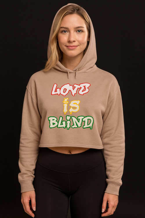 Women’s Love Is Blind Cropped Hoodie